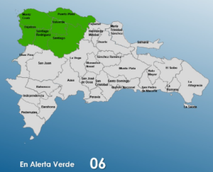 COE pone seis provincias en alerta por posibles inundaciones en el país