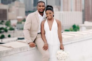 La gimnasta Simone Biles se casa con Jonathan Owens, jugador de la NFL