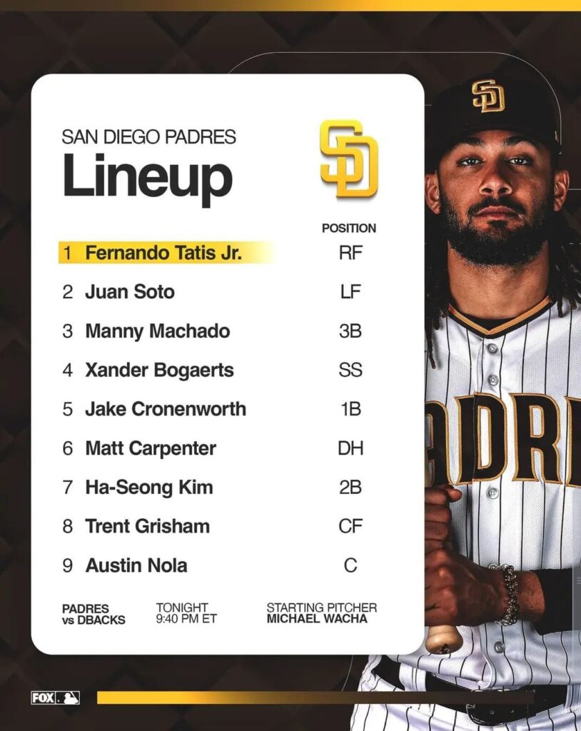 Tatis Jr. debuta como primer bate en su regreso a la MLB
