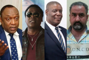Los ex primeros ministros haitianos Laurent Lamonthe y Evans Paul, así como el exsenador Youri Latortue