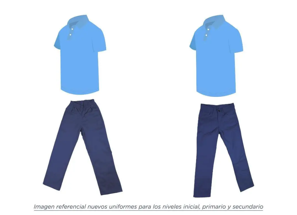 INABIE muestra los cambios del nuevo uniforme escolar