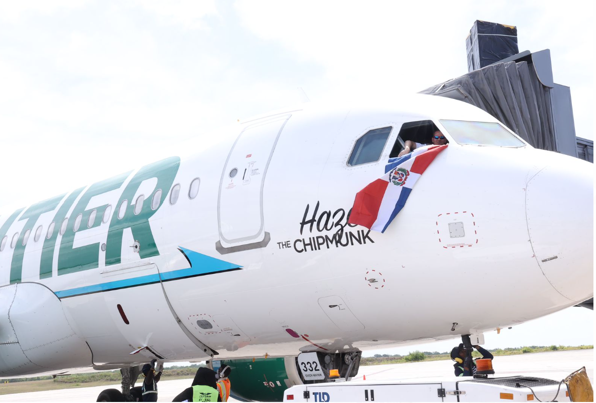 Frontier Airlines inicia vuelos desde Santo Domingo a Atlanta y Tampa al igual que desde Punta Cana a Tampa