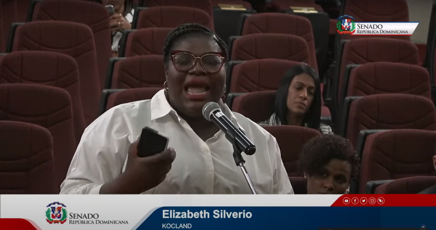 Elizabeth Silverio en el Senado en análisis de ley sobre autismo