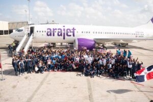 Delegación dominicana sale a Juegos Centroamericanos en vuelo de Arajet