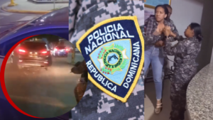 Policías ignoran vehículo sin placa por temor tras lo ocurrido con la fiscal en Higüey