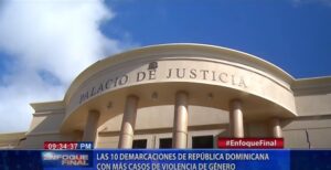 Las 10 demarcaciones de RD con más casos de violencia de género 