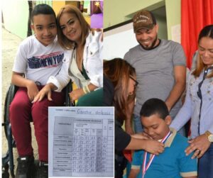 Franchel Antonio Soto, adolescente con parálisis cerebral que se graduó con honores en escuela en Ocoa