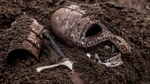 Un hombre encuentra en el patio de su casa una tumba vikinga 