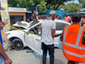 Devastador choque en Baní deja cuatro víctimas mortales, entre ellas una embarazada