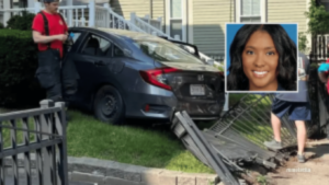 Concejal dominicana de Boston se estrella contra hogar mientras conducía con su hijo a bordo
