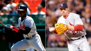 Scott Rolen y Fredd McGriff grandes jugadores en el mejor béisbol del mundo.