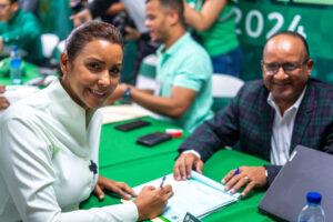 Selinée Méndez inscribe precandidatura a diputada por la Fuerza del Pueblo 