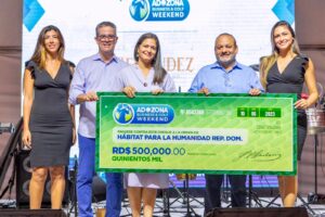 ADOZONA dona a Fundación Habitat para la Humanidad para favorecer a familias de bajos recursos
