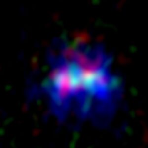 El telescopio ALMA logra una vista reveladora de una galaxia a 13.200 millones de años luz