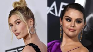 Hailey Bieber rompió el silencio sobre su supuesta rivalidad con Selena Gómez