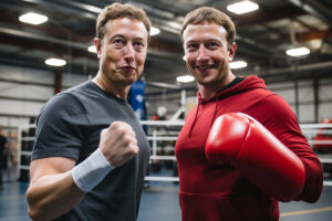 Pelea de Elon Musk y Mark Zuckerberg ya tiene fecha y se transmitirá en X, según Musk