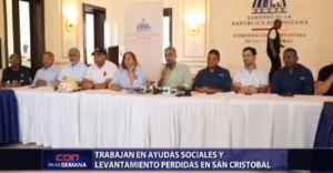 Trabajan en ayudas sociales y levantamiento perdidas en san Cristóbal 