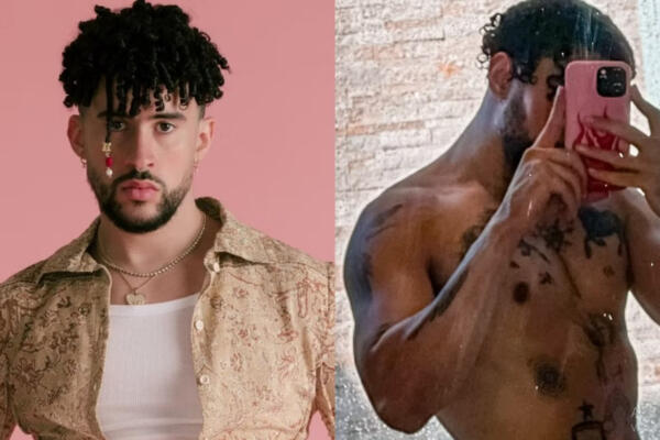 Bad Bunny estremece el internet con fotos subidas de tono