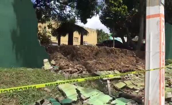 Piden construir pared en cárcel de El Seibo que colapsó tras con la tormenta Franklin