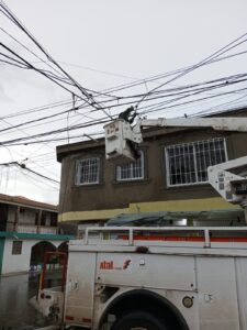 Edeeste fue la más afectada por averías provocadas por tormenta Franklin