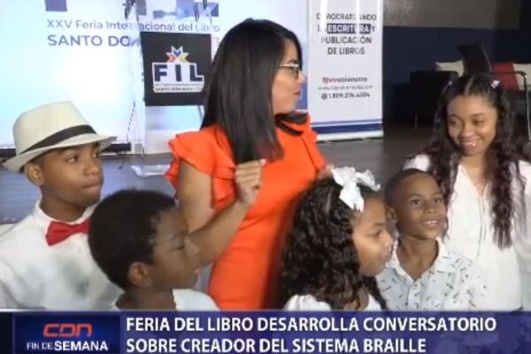 Feria del Libro desarrolla conversatorio sobre creador del sistema braille 