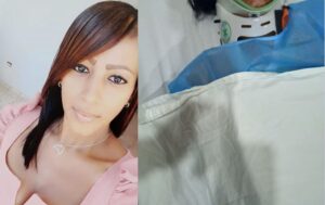 Delincuentes propinan brutal paliza a hija de exgobernador para atracarla en plena vía pública 