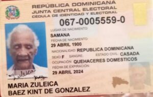 Muere a los 123 años mujer más vieja de República Dominicana  