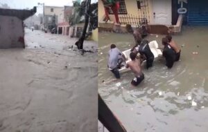 Tormenta Franklin desnuda el deficiente sistema de drenaje en Distrito Nacional y Gran Santo Domingo