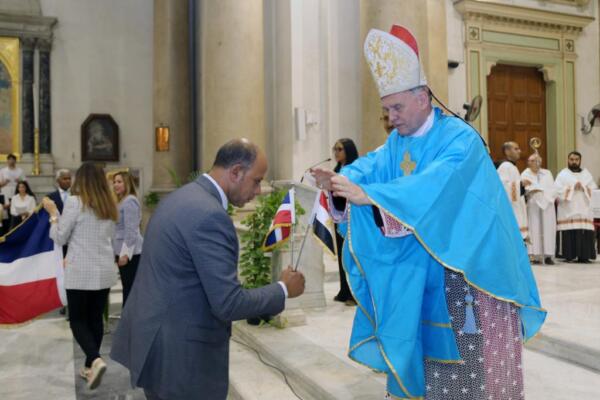 Nuncio del papa Francisco en Egipto oficia misa organizada por Embajada de RD