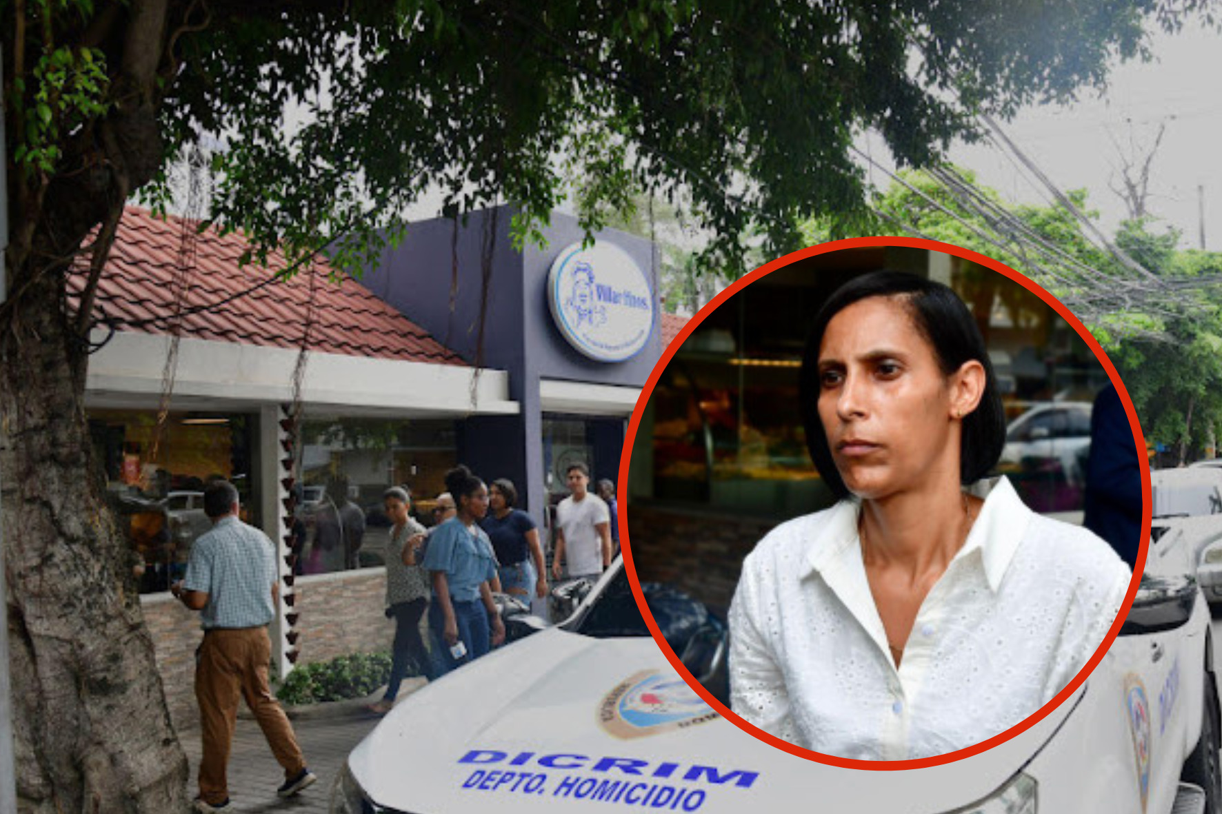 Mujer cuenta su versión sobre incidente en restaurante de Gascue que terminó a balazos