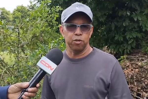 Tormenta Franklin afecta producción de cerezas en Hato Damas, San Cristóbal