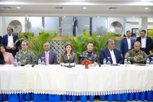 Vicepresidenta Raquel Peña encabeza reunión sobre seguridad ciudadana
