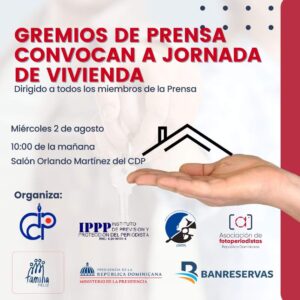 Gremios de prensa, gobierno, constructores y bancos convocan periodistas a jornada por la vivienda
