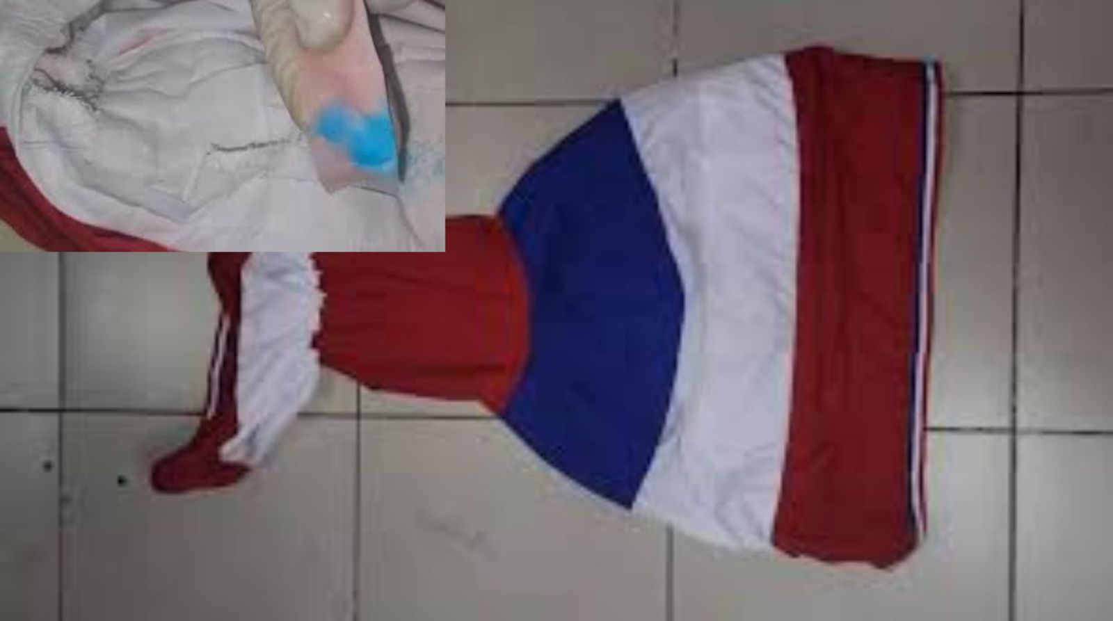 Encuentran cocaína impregnada en vestido, que sería enviada a Estados Unidos