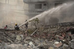 Apresan hombre que robó arma de fuego a una víctima de la explosión en San Cristóbal