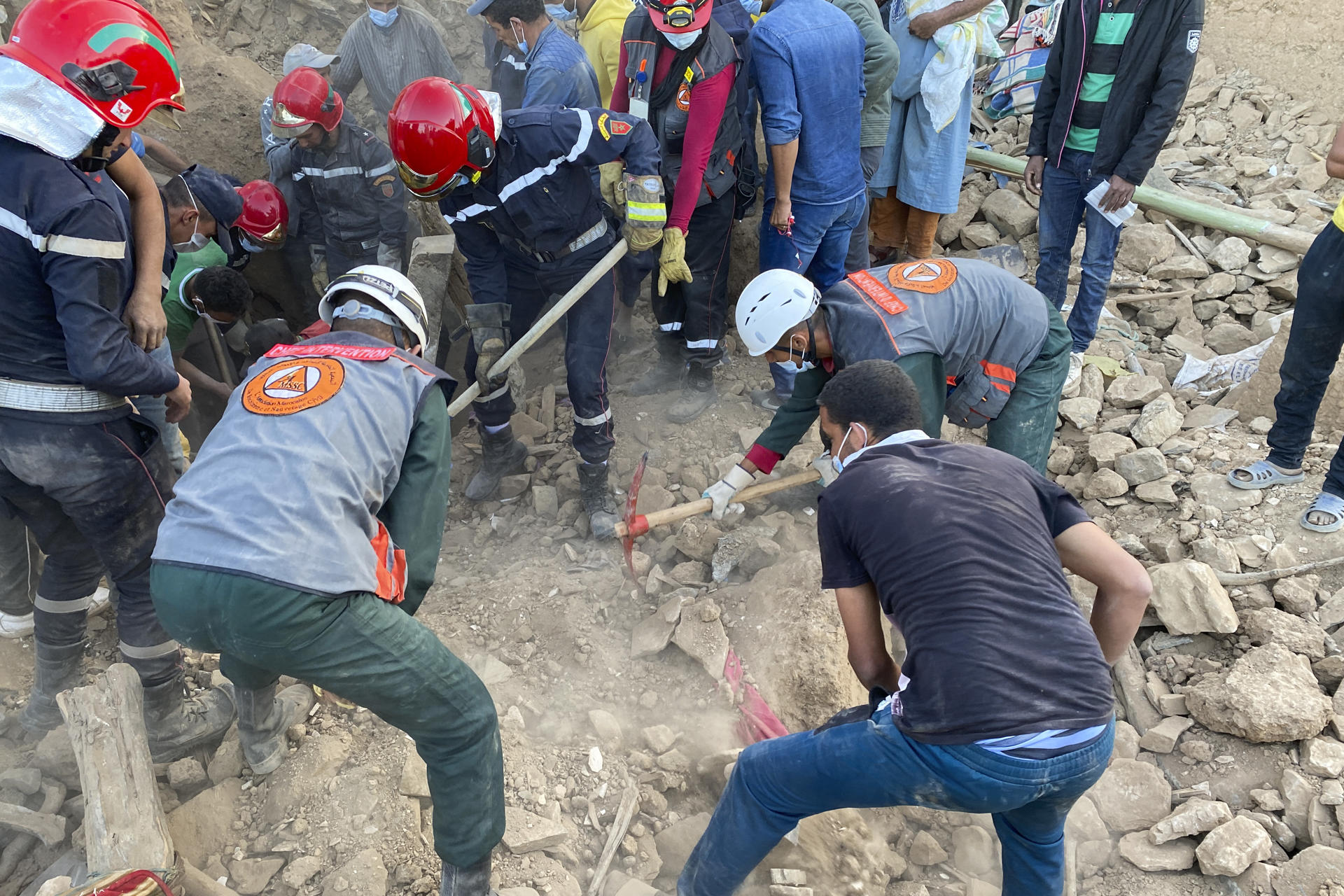 Aún se perciben las réplicas cerca del epicentro del terremoto en Marruecos