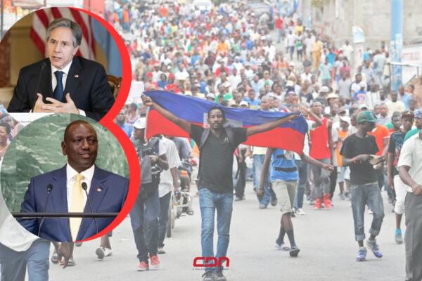Blinken y el presidente de Kenia afinan detalles de la misión para Haití