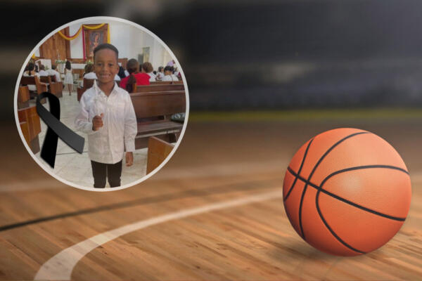 Niño muere tras caerle cancha de baloncesto en centro educativo