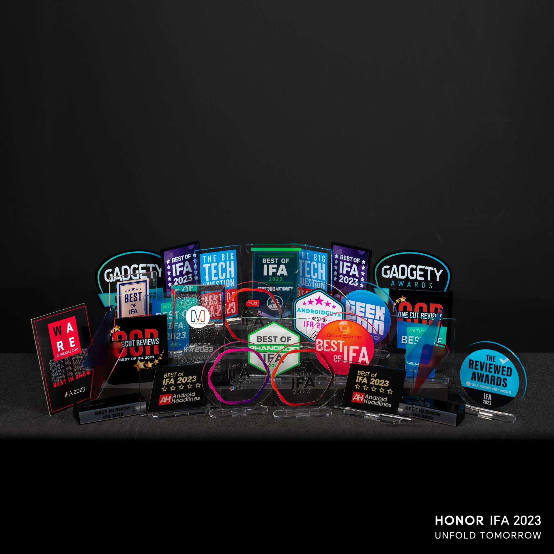  Los Honor Magic V2 y Honor V Purse ganan 36 premios en IFA 2023