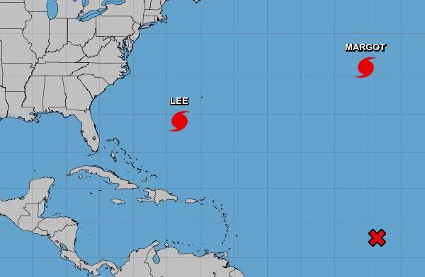 Huracán Lee avanza hacia el noreste de Estados Unidos