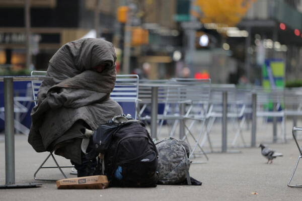 Nueva York acaba de llegar a un nivel extremo de personas sin hogar
