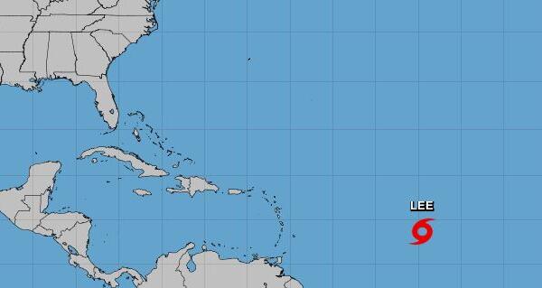 Tormenta tropical Lee ha ganado intensidad en las últimas horas y podría convertirse en huracán