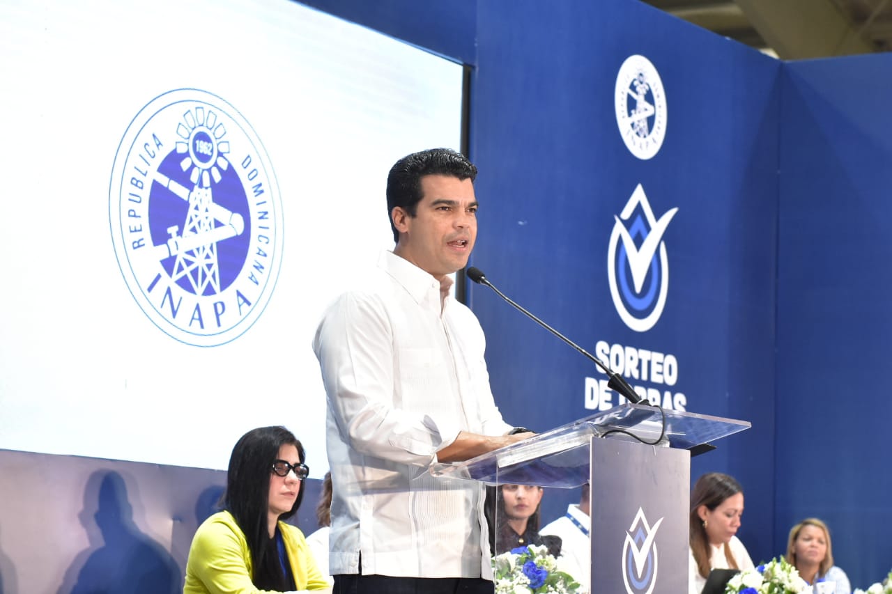 INAPA realiza sorteo de obras por RD$620 millones en Haina 