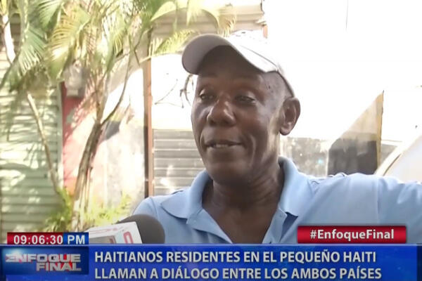 Residentes haitianos  