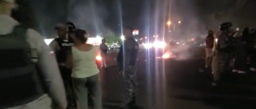 Protestas en Jacobo Majluta por alza en factura eléctrica y constantes apagones