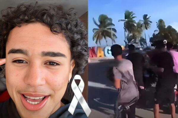 Testigos en el lugar lograron captar el momento exacto del accidente en Nagua