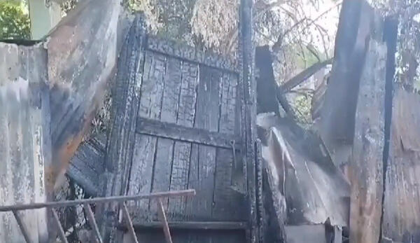 Incendio consume la vivivienda de una envejeciente en Los Alcarrizos