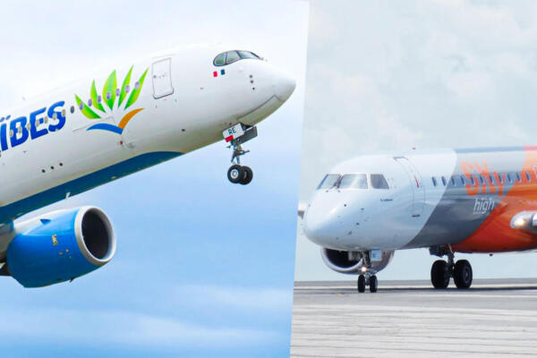 Los vuelos desde Santo Domingo a Fort-de-France o Pointe- à -Pitre durarán una hora y treinta minutos cada uno.