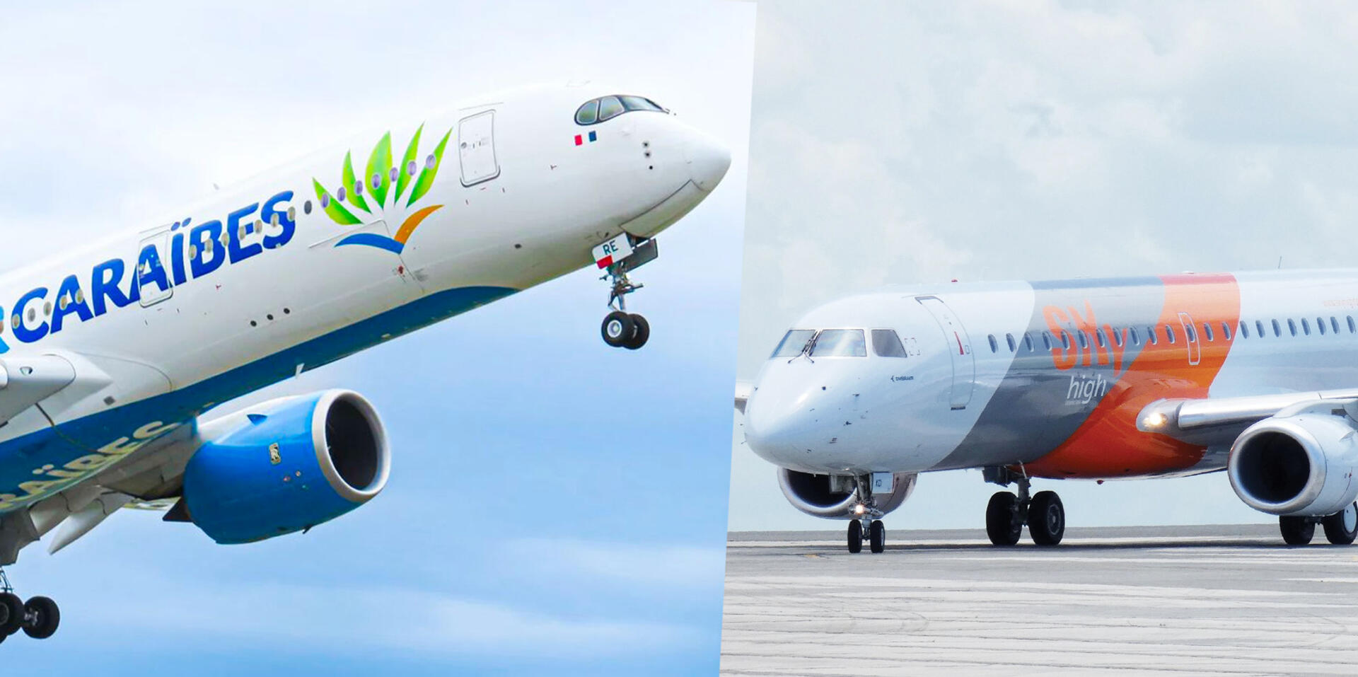 Los vuelos desde Santo Domingo a Fort-de-France o Pointe- à -Pitre durarán una hora y treinta minutos cada uno.