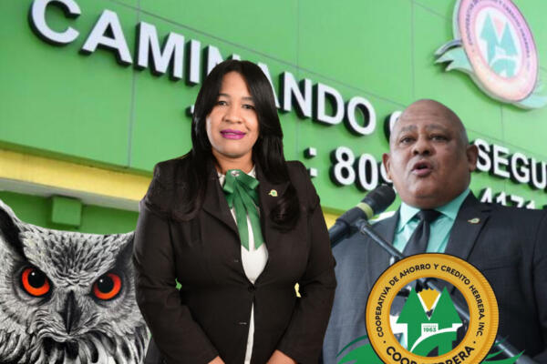 Jorge Eligio Méndez y Kenia Del Carmen Liriano Pérez, dos de los arrestados en Operación Búho por desfalco en Coop-Herrera
